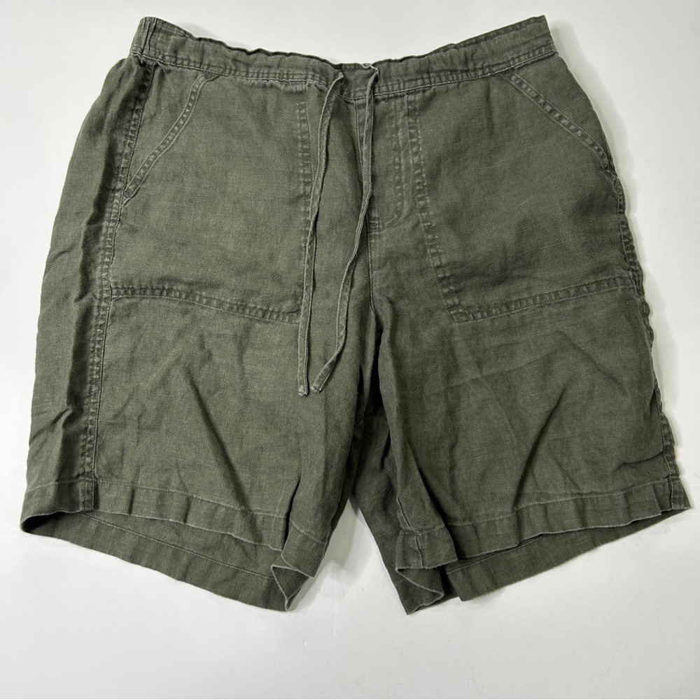 Orvis Green Cargo Shorts Classic Utilitarian Style size Medium